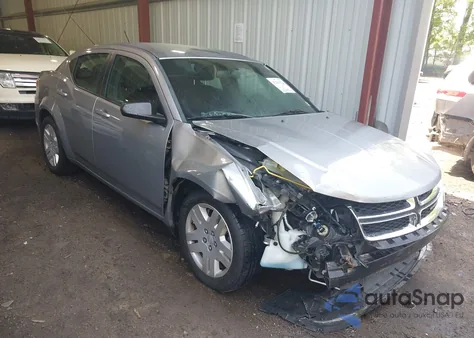 2014 Dodge Avenger Se из США, поврежденный, VIN 1C3CDZAB5EN144339